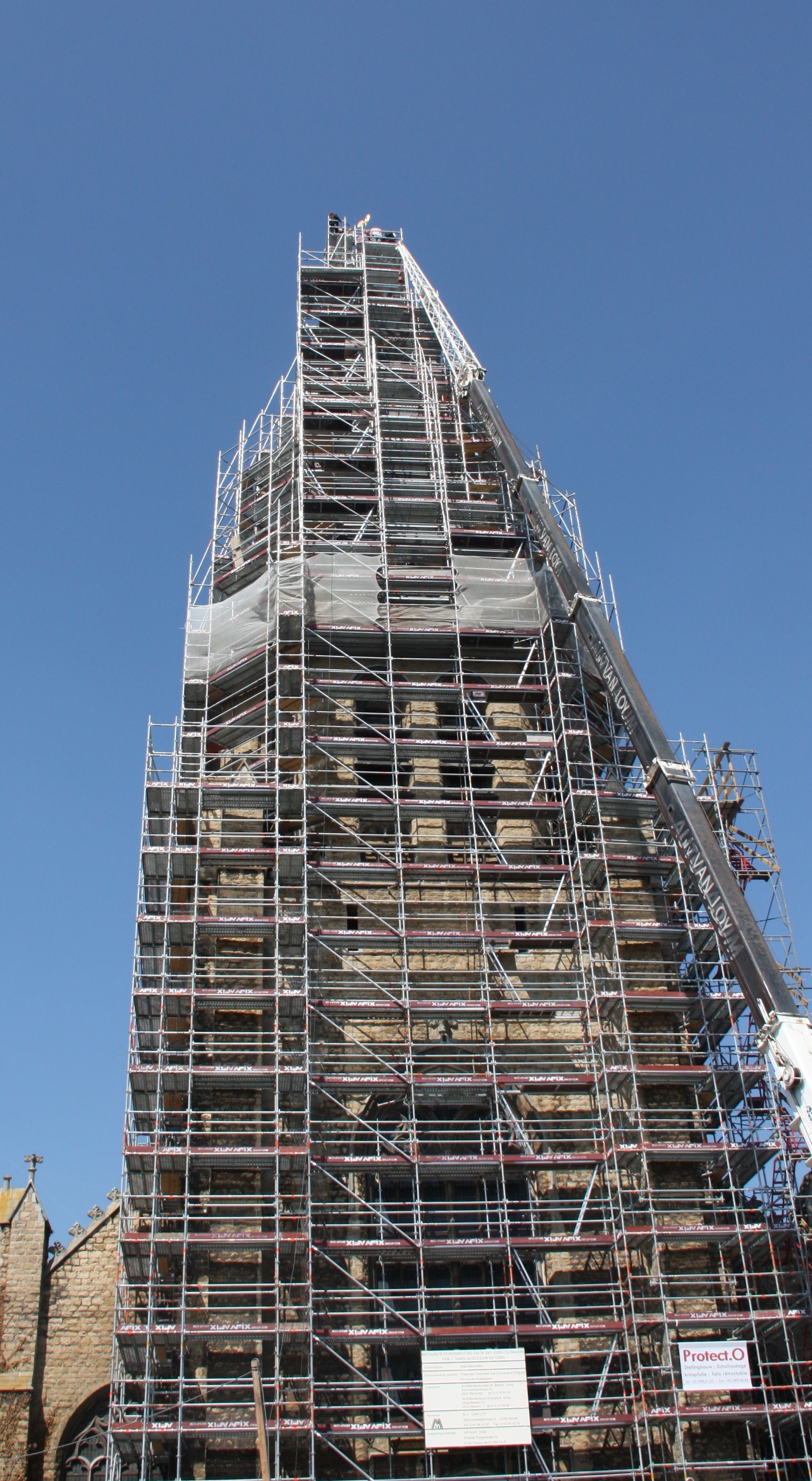Coloma fase 1 - de toren in de stellingen