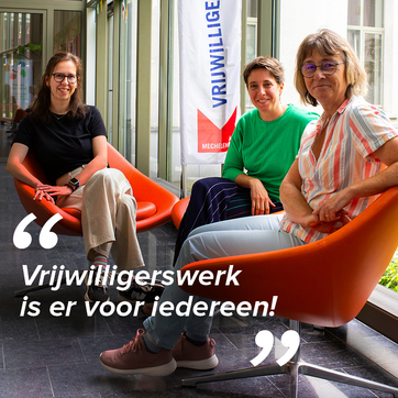 Ellen, Hanne, Mieke - Vrijwilligerspunt