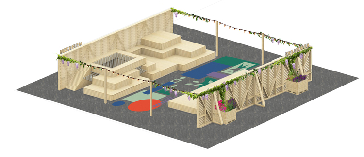 Nieuwe meubelen aan Brusselpoort
