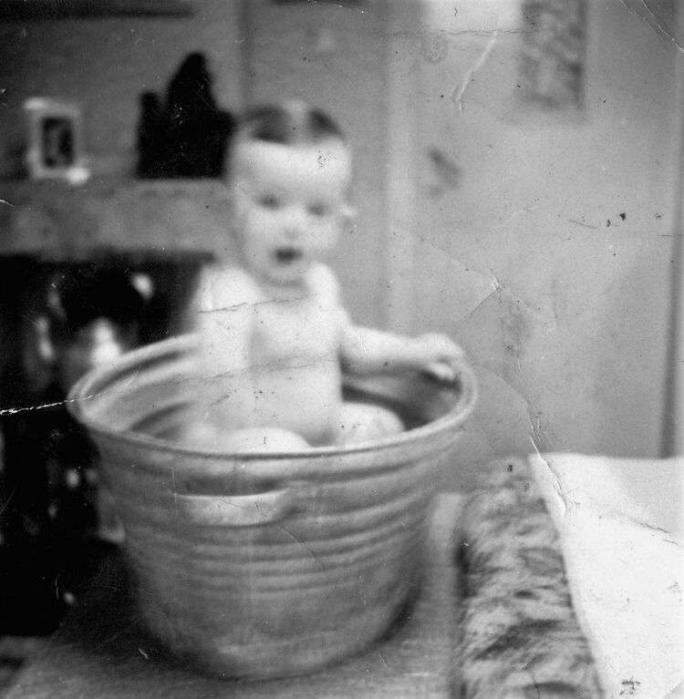 baby in ton