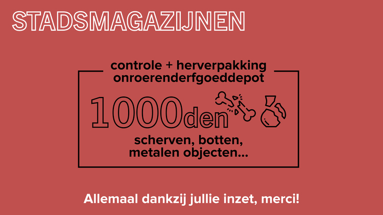 Infografiek over vrijwilligerswerking in de stadsmagazijnen