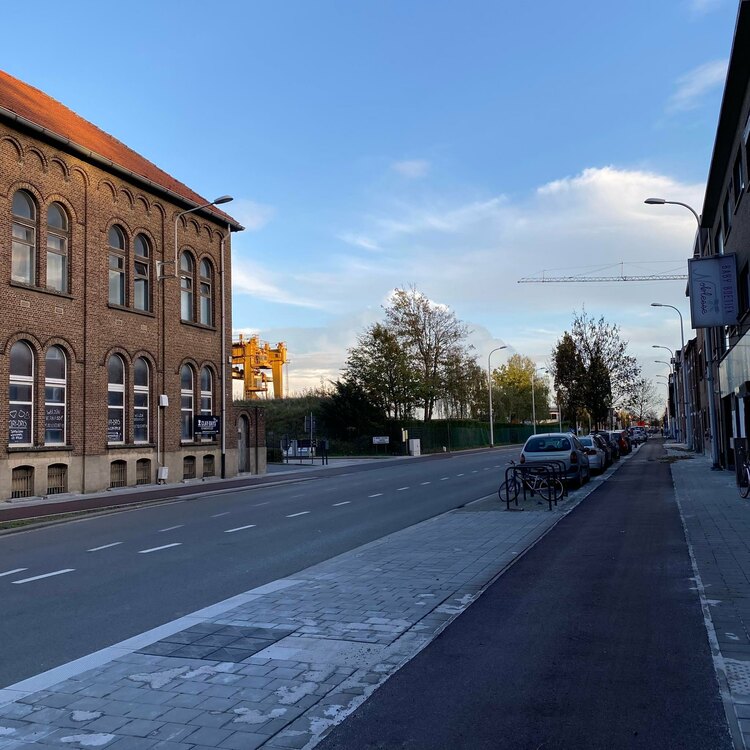 Leuvensesteenweg vernieuwde fietspaden