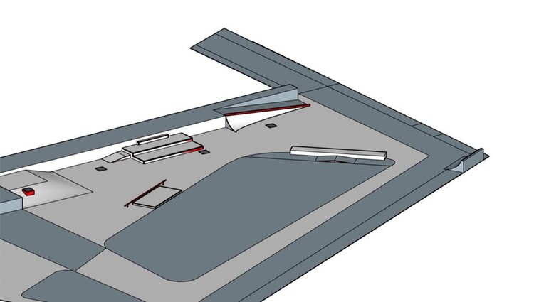Zo zal het nieuwe street park eruitzien.