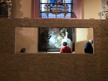 Restauratiewerken schilderijen Begijnhofkerk