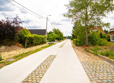Vernieuwde straten in Muizen
