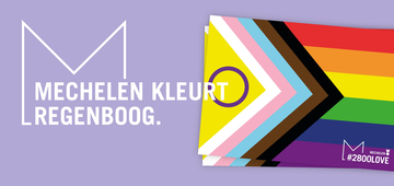 Mechelen kleurt regenboog. Kleur jij mee?