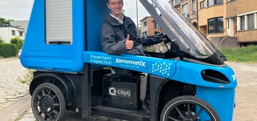 Slimme XenoBike scant fietspaden
