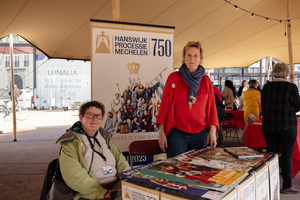 Standje Hanswijkprocessie op de Veemarkt tijdens Erfgoeddag