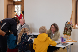 Beestige origami in museum Hof van Busleyden tijdens Erfgoeddag