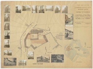 Het ontwerp tot nieuwbouw die in 1955 aan de slag ging met de cultuursite.