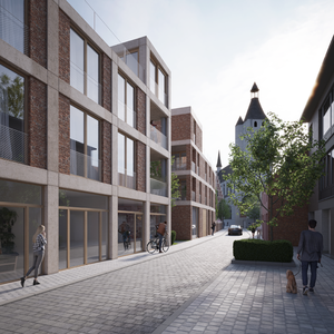 &copy;Caaap en BOB 361. Het woonproject biedt onderdak aan 16 appartementen en 6 woningen.