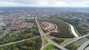 Het nieuwe winkelpark Malinas is vlot bereikbaar met de auto, bus, fiets en te voet.