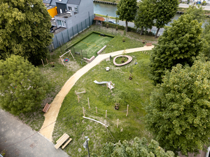 Het speelplein Berkenhof is vernieuwd in 2025.