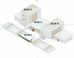 ©architectenbureau Stramien. Op deze plattegrond ontdek je de (nieuwe) gebouwen met naam. 