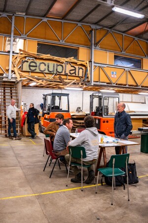 Impressies van interactieve workshop: "Naar een circulaire houtsector'.