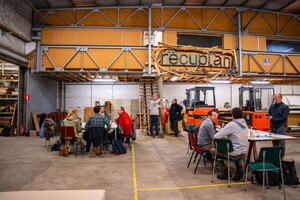 Impressies van interactieve workshop: "Naar een circulaire houtsector'.