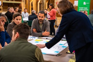 Impressies van interactieve workshop: "Naar een circulaire houtsector'.