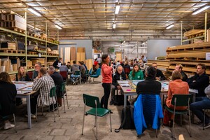 Impressies van interactieve workshop: "Naar een circulaire houtsector'.