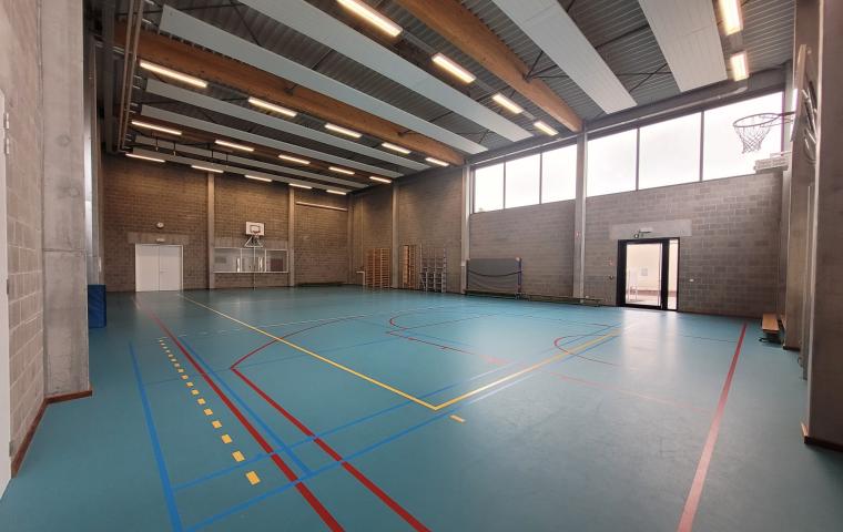 Sportzaal in de school De Baan