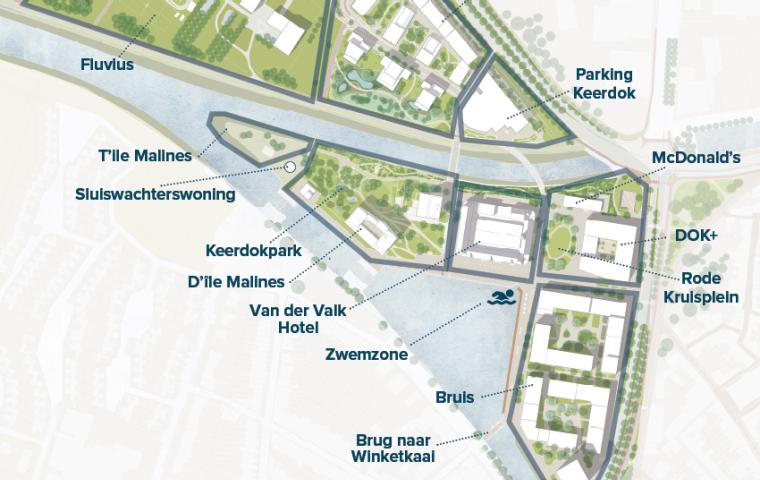 Overzichtsplan Keerdok