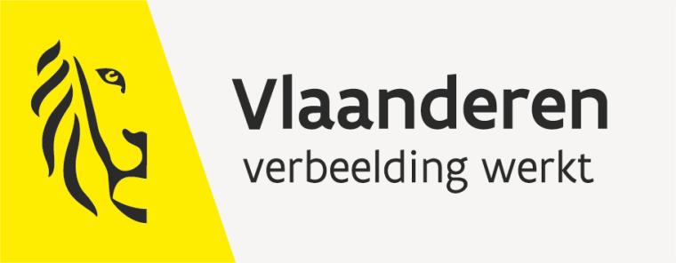 Logo van Vlaanderen verbeelding werkt