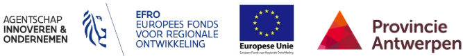 Vlaanderen - EFRO - Europa - Provincie Antwerpen