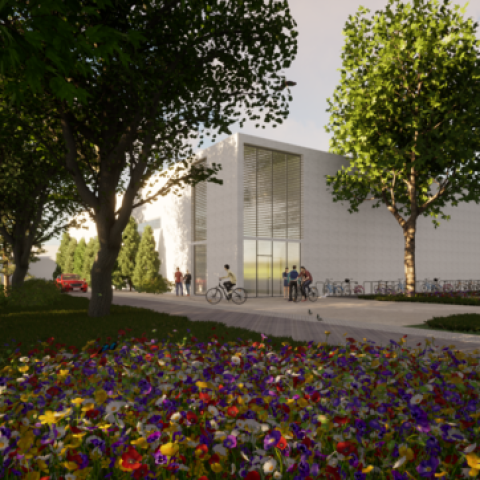 3D beeld sportsite Leest
