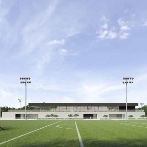 Op de nieuwe sportvelden kan je rugby, omnisport en beachsport beoefenen.