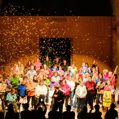 Optreden van Sjarazang in de Predikerenkerk